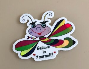 Joyblz! 3" Believablz 0064 Holographic Die Cut Sticker