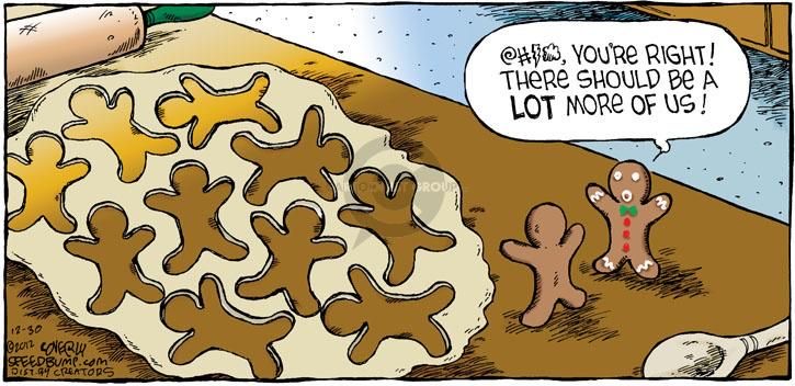 Treat your Holidays with Gingerbreadlz - Cartoon Missing Gingerbread